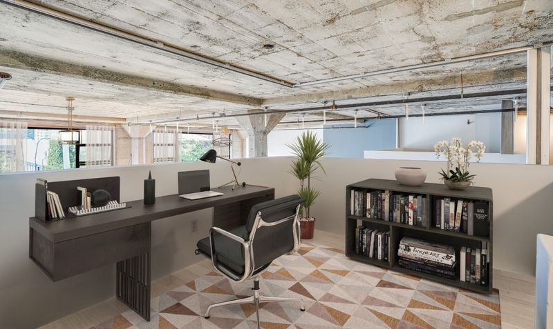 Modern style interior, virtually staged by roOomy